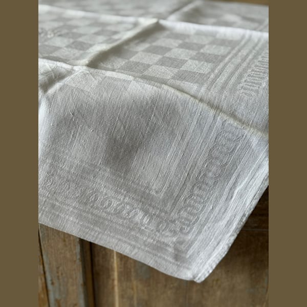 Set of French White Linen Napkins