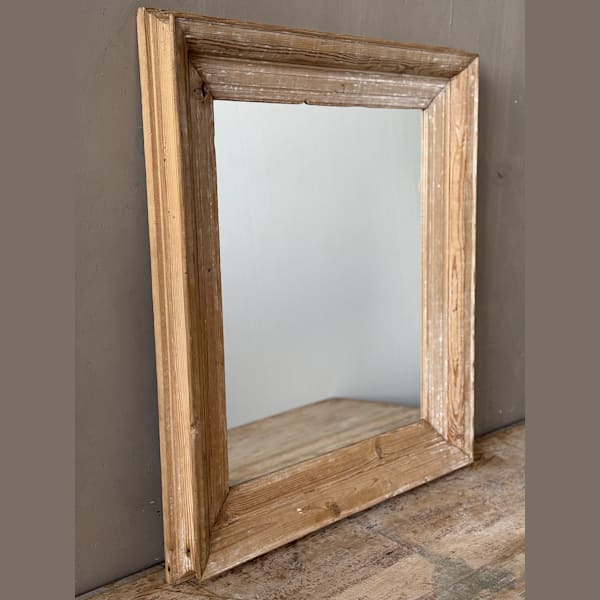 French Mirror in Weathered Pine