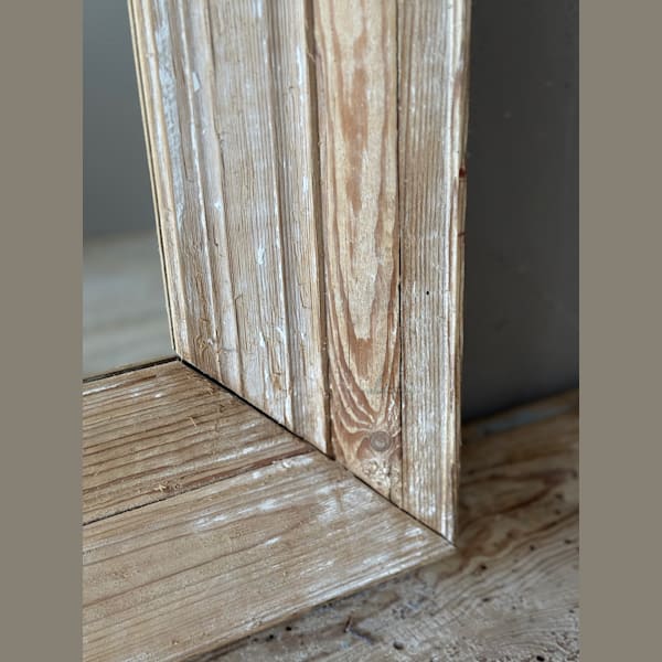 French Mirror in Weathered Pine