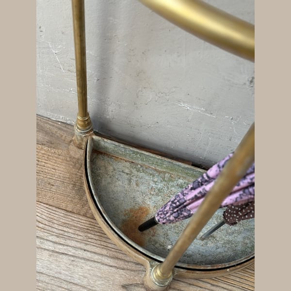 French Brass Umbrella Stand
