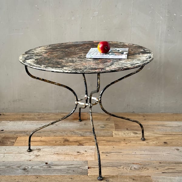 French Iron Garden Table