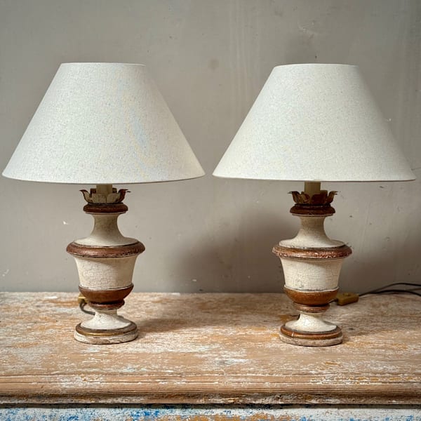 Italian Painted Lamps
