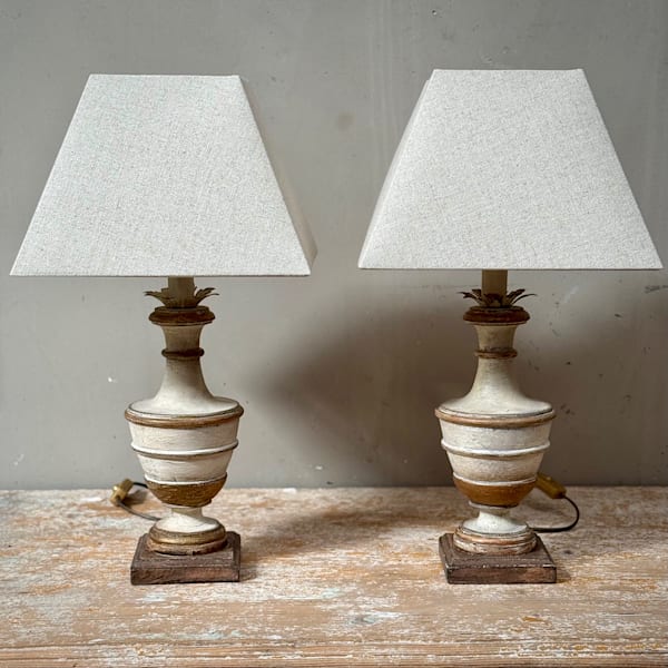 Italian Painted Lamps