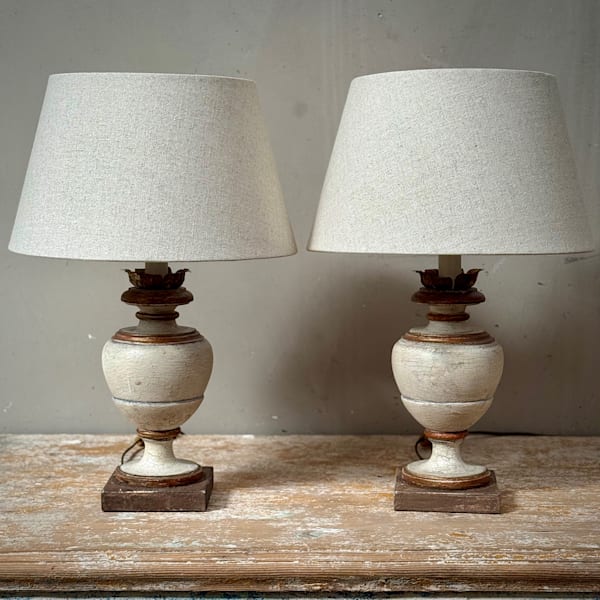 Italian Painted Lamps