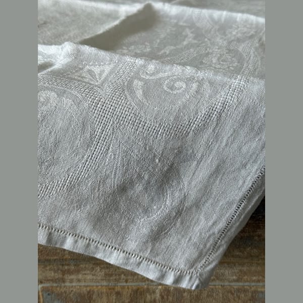 Set of French White Linen Napkins
