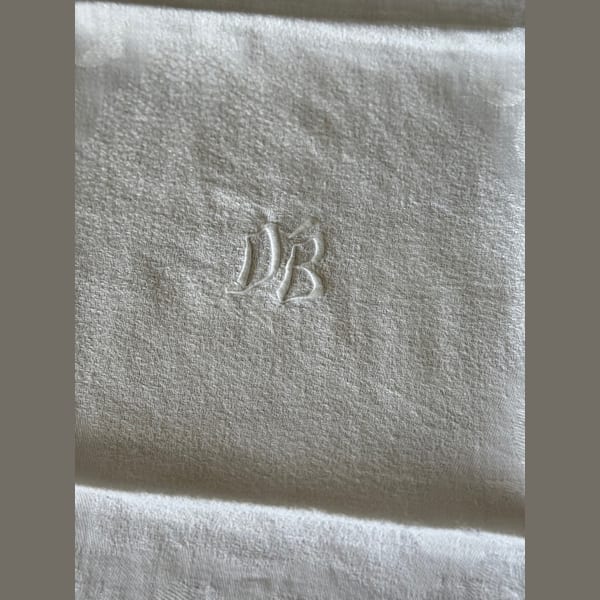 Set of French White Linen Napkins
