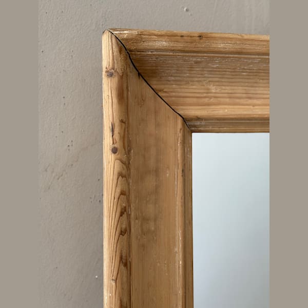 French Mirror in Weathered Pine