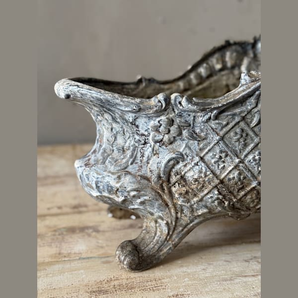 Large French Cast Iron Planter