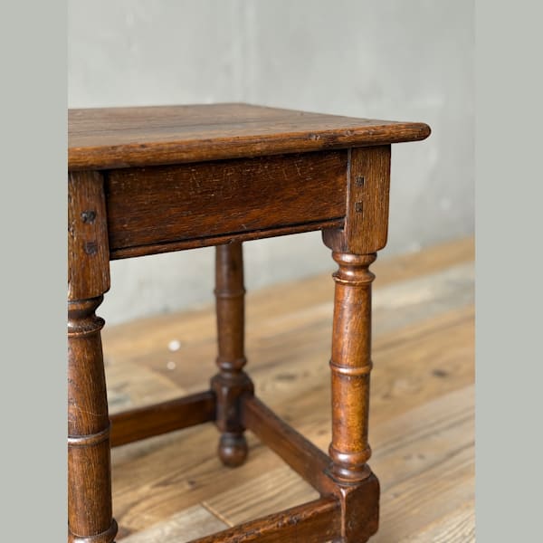 Pair of Oak Stools or Side Tables