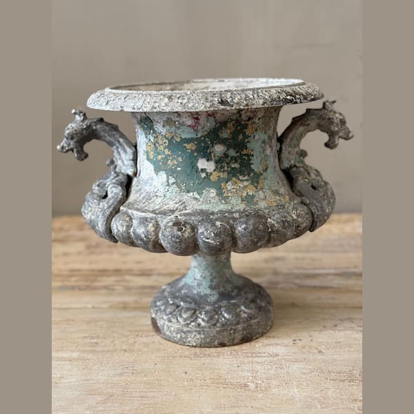 French Cast Iron Urn