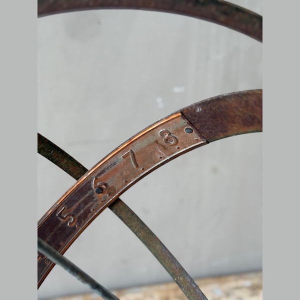 Vintage Metal Garden Sundial