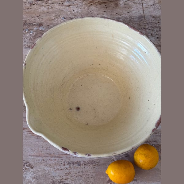 Pale Yellow Terracotta ‘Tian’ Bowl