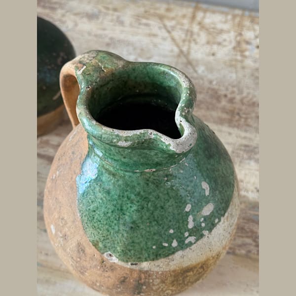 French Terracotta Oil Jugs (Pair)