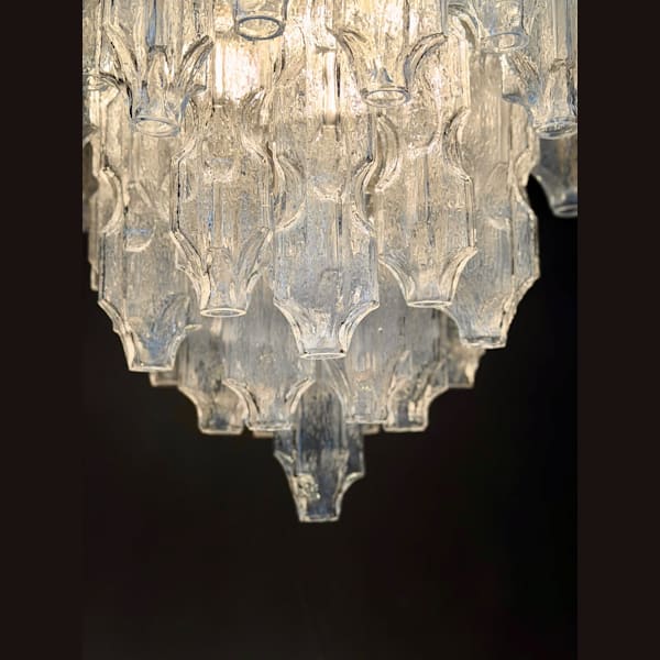 Mid-Century Murano Cascade Chandelier