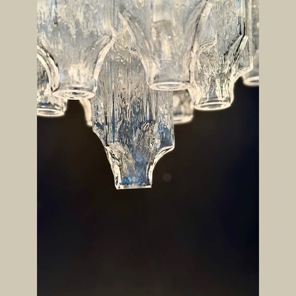 Mid-Century Murano Cascade Chandelier