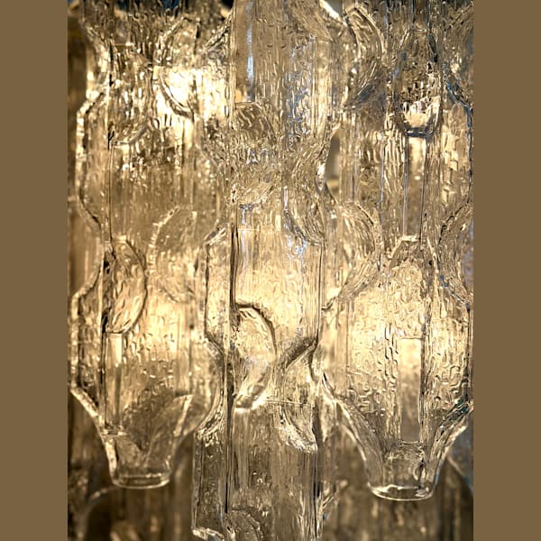 Mid-Century Murano Cascade Chandelier