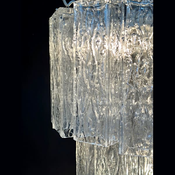 Mid-Century Murano Cascade Chandelier