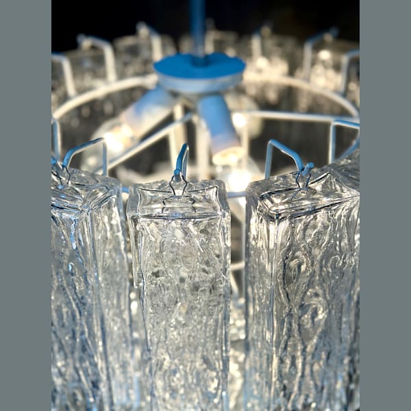 Mid-Century Murano Cascade Chandelier