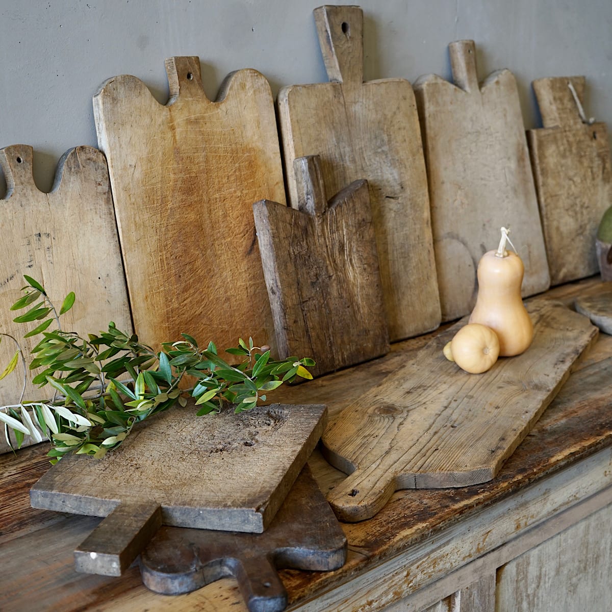 Antique Wooden Bread Boards