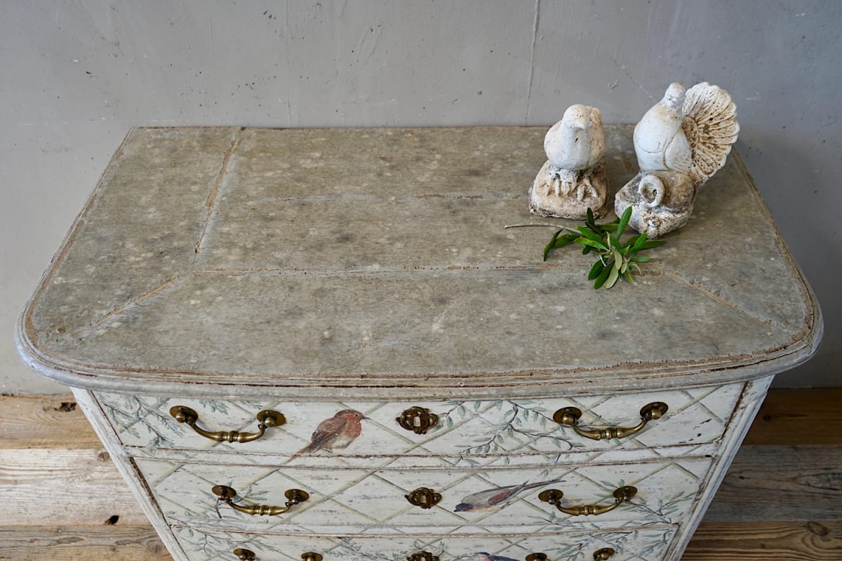 Louis XV Painted Commode