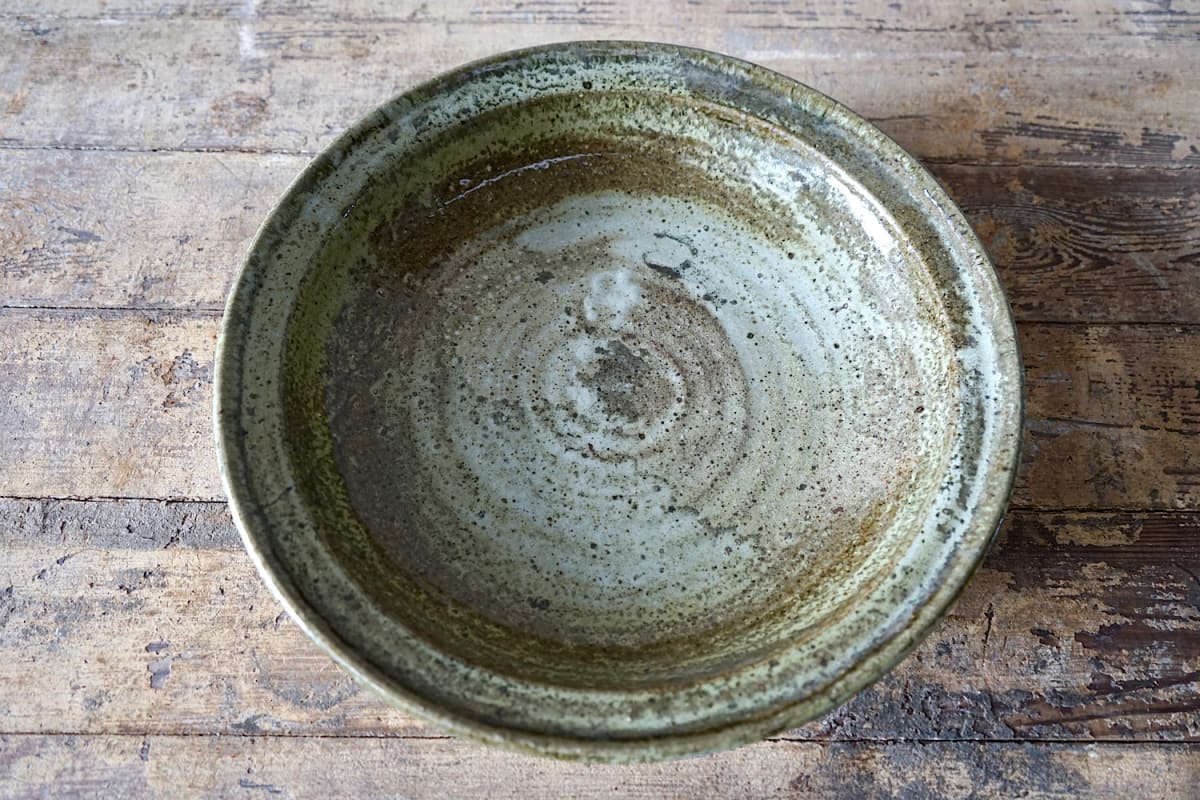 Large Green Terracotta Dish