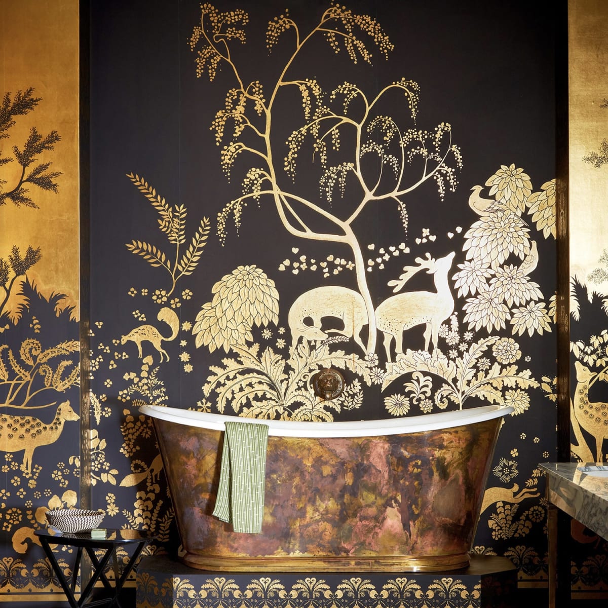 De Gournay Rateau Wallpaper