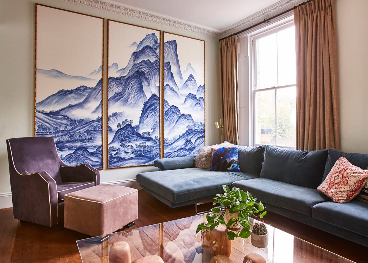 De Gournay Thousand Li of Rivers & Mountains Wallpaper