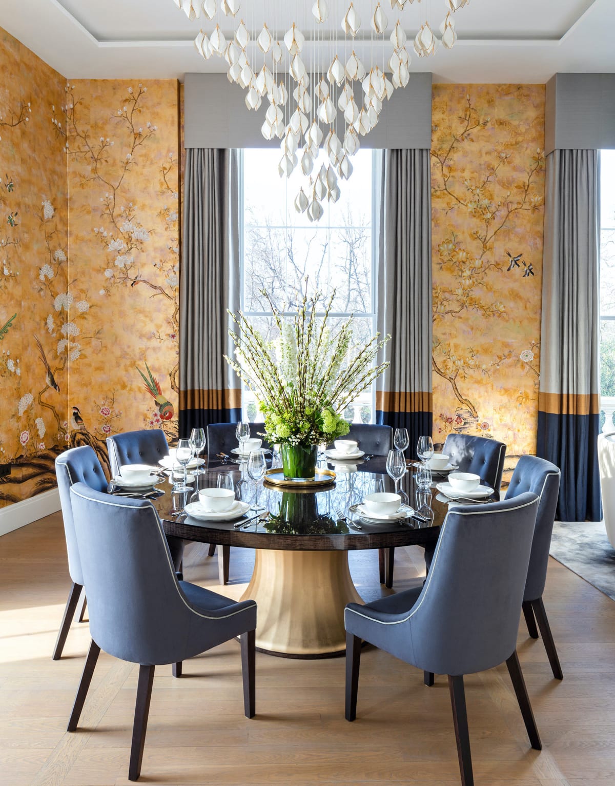 De Gournay Japanese Garden Wallpaper