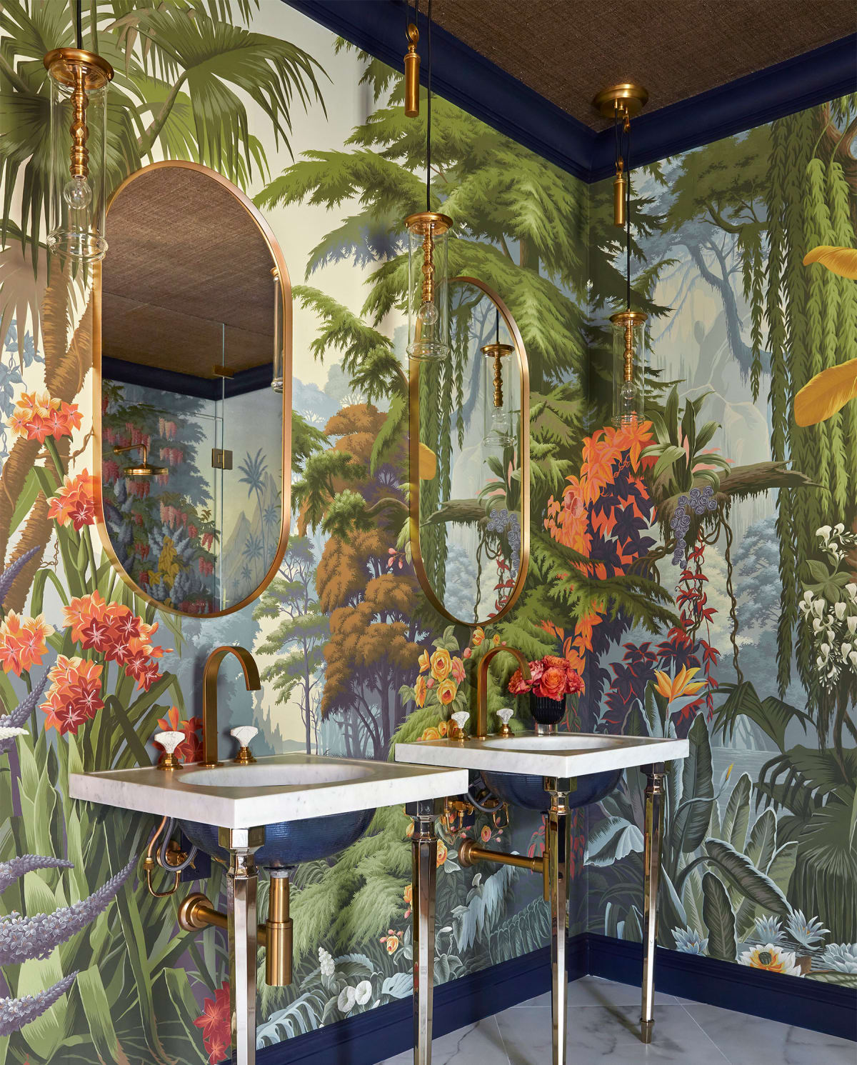 De Gournay L'Eden Wallpaper