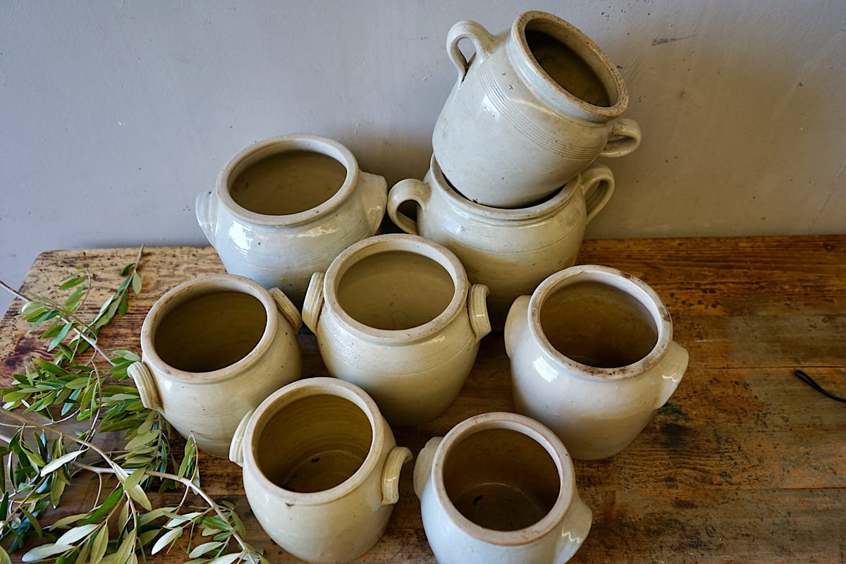 Stoneware Confit Pots