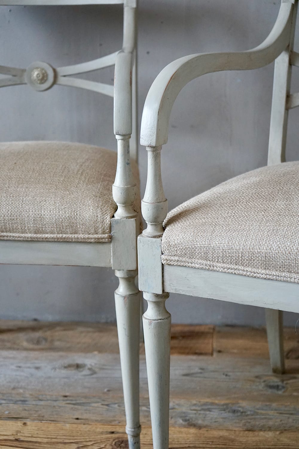 French Directoire Painted Chairs