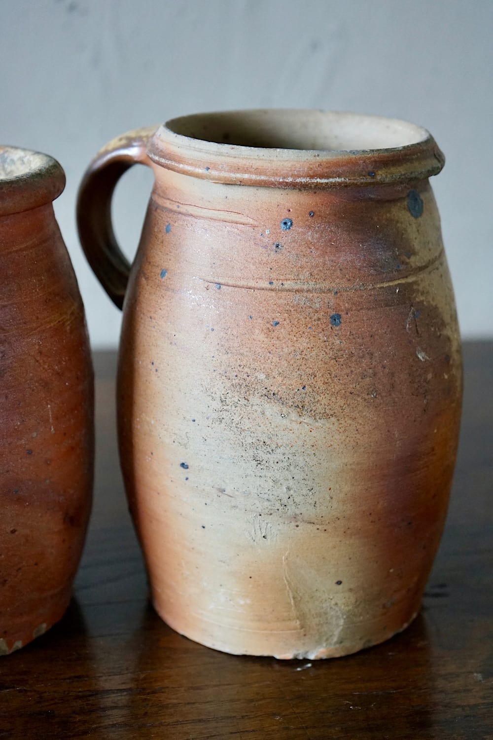 French Earthenware Milk Jugs