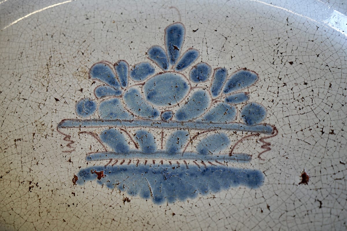 Rouen "Cul Noir" Blue & White Dishes