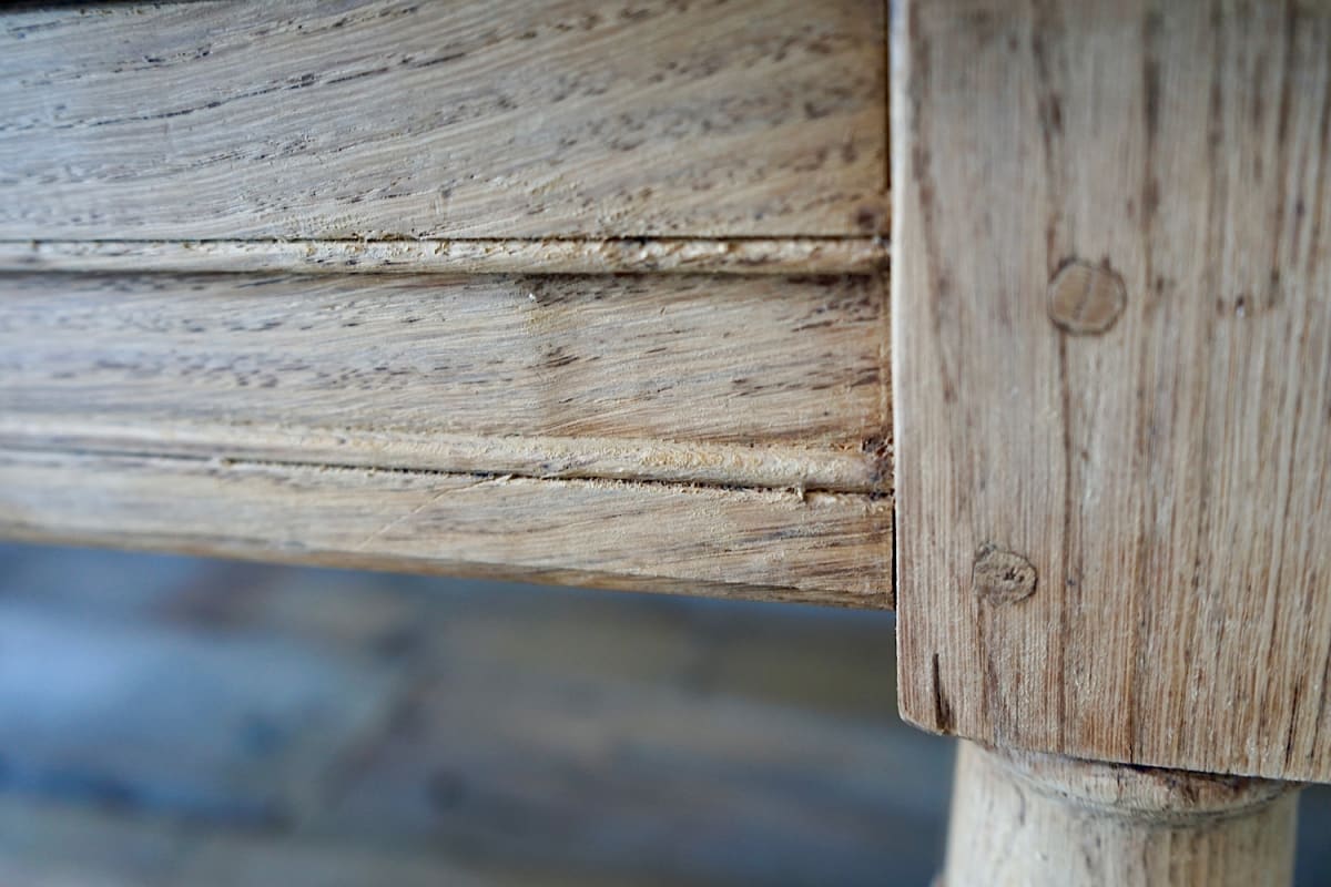 French Oak Dining Table / Desk
