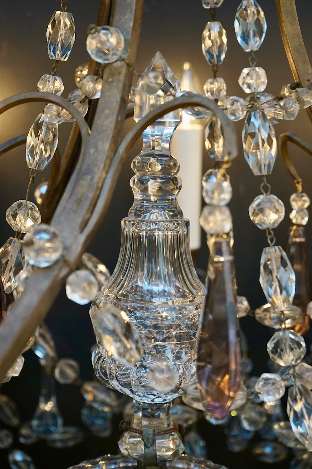 Large Antique French Chandelier