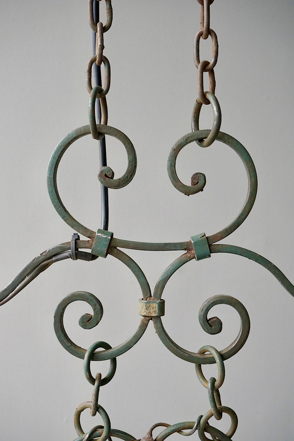 French Wrought Iron Chandelier