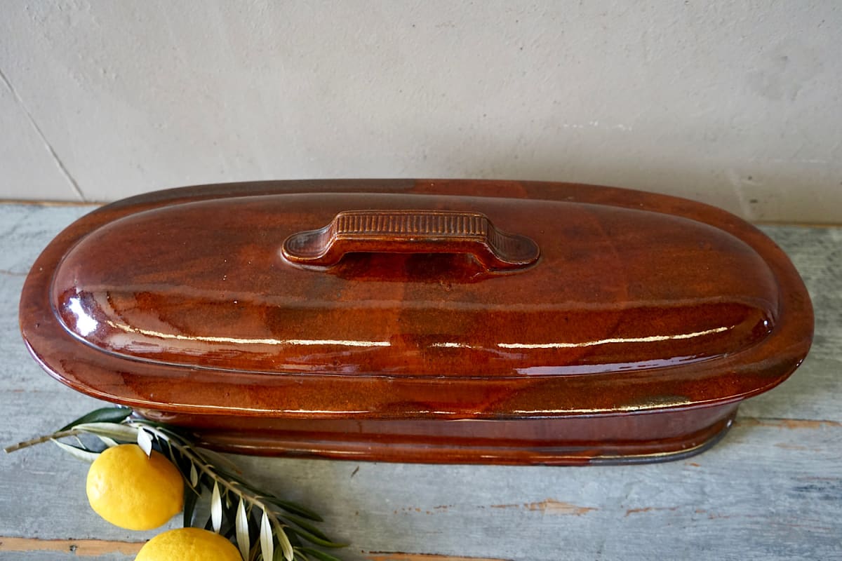 Large French Earthenware Terrine