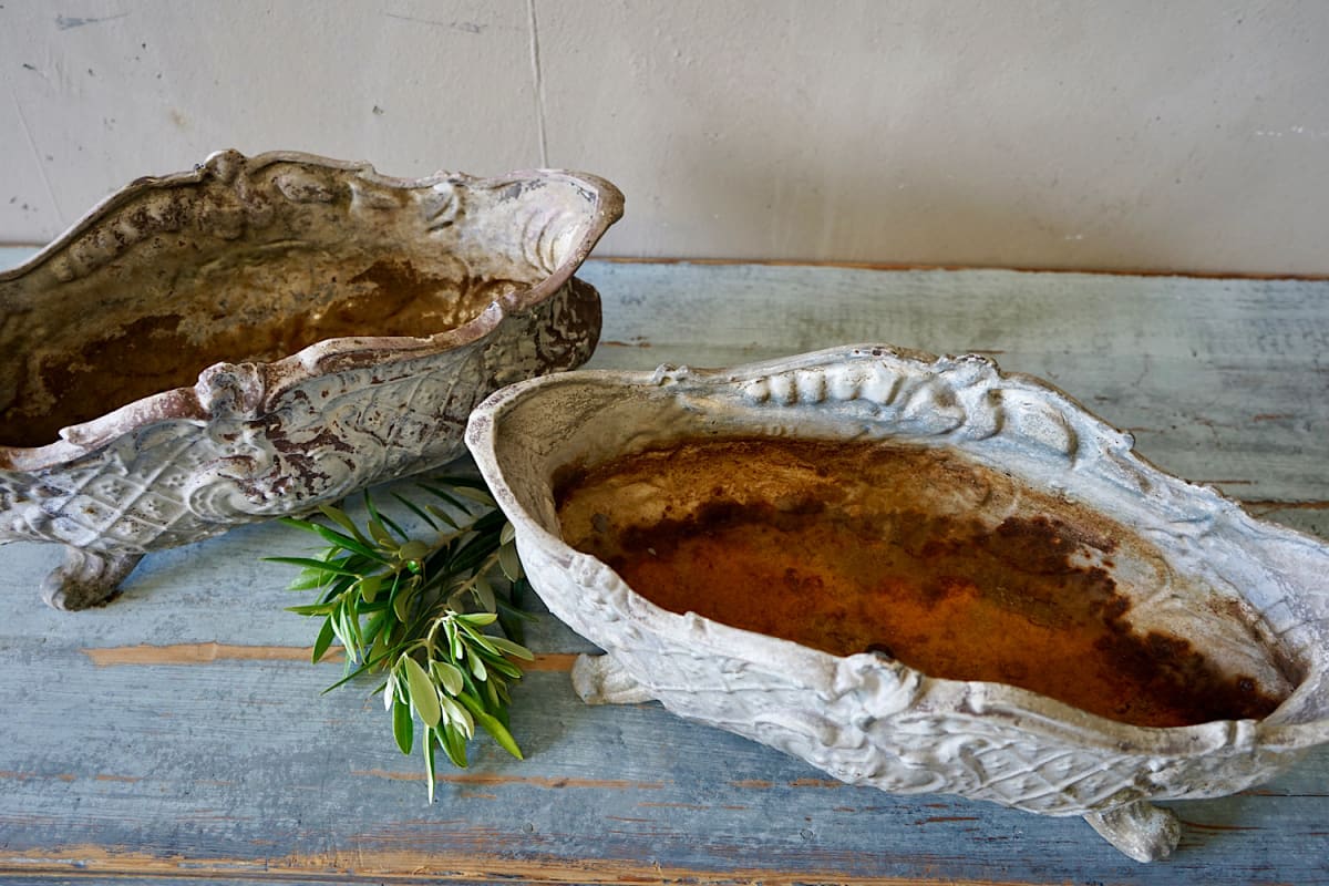French Cast Iron Planters