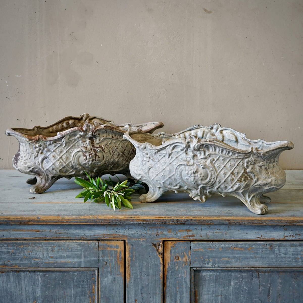 French Cast Iron Planters