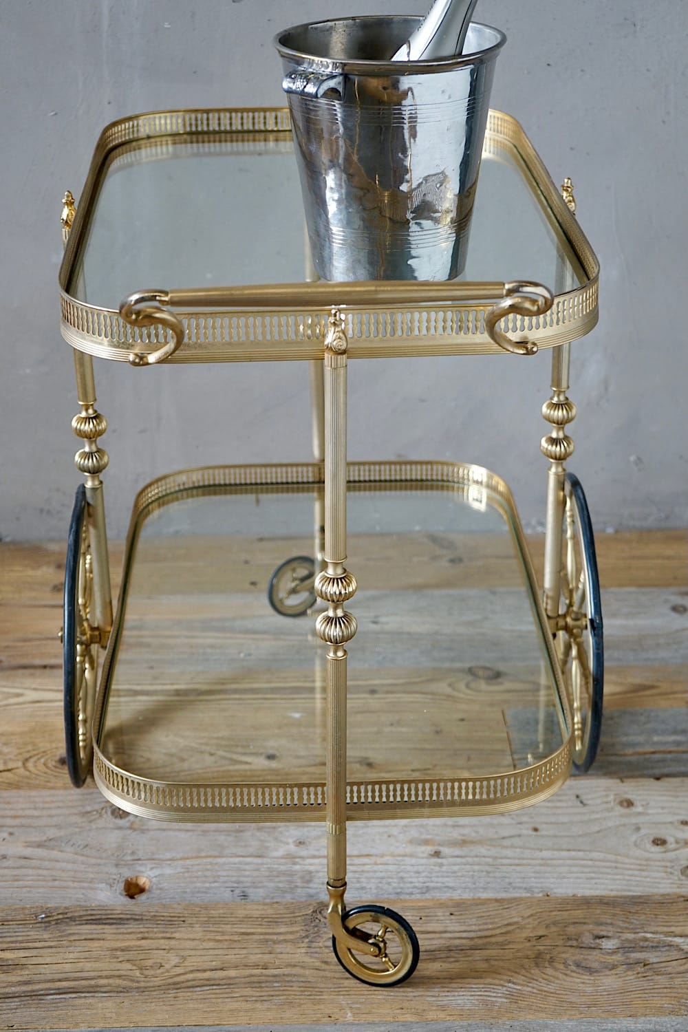 Vintage French Cocktail Trolley