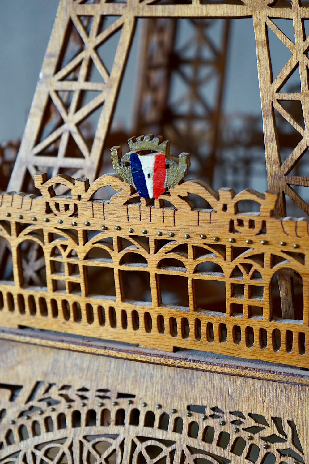 Wooden Eiffel Tower Model