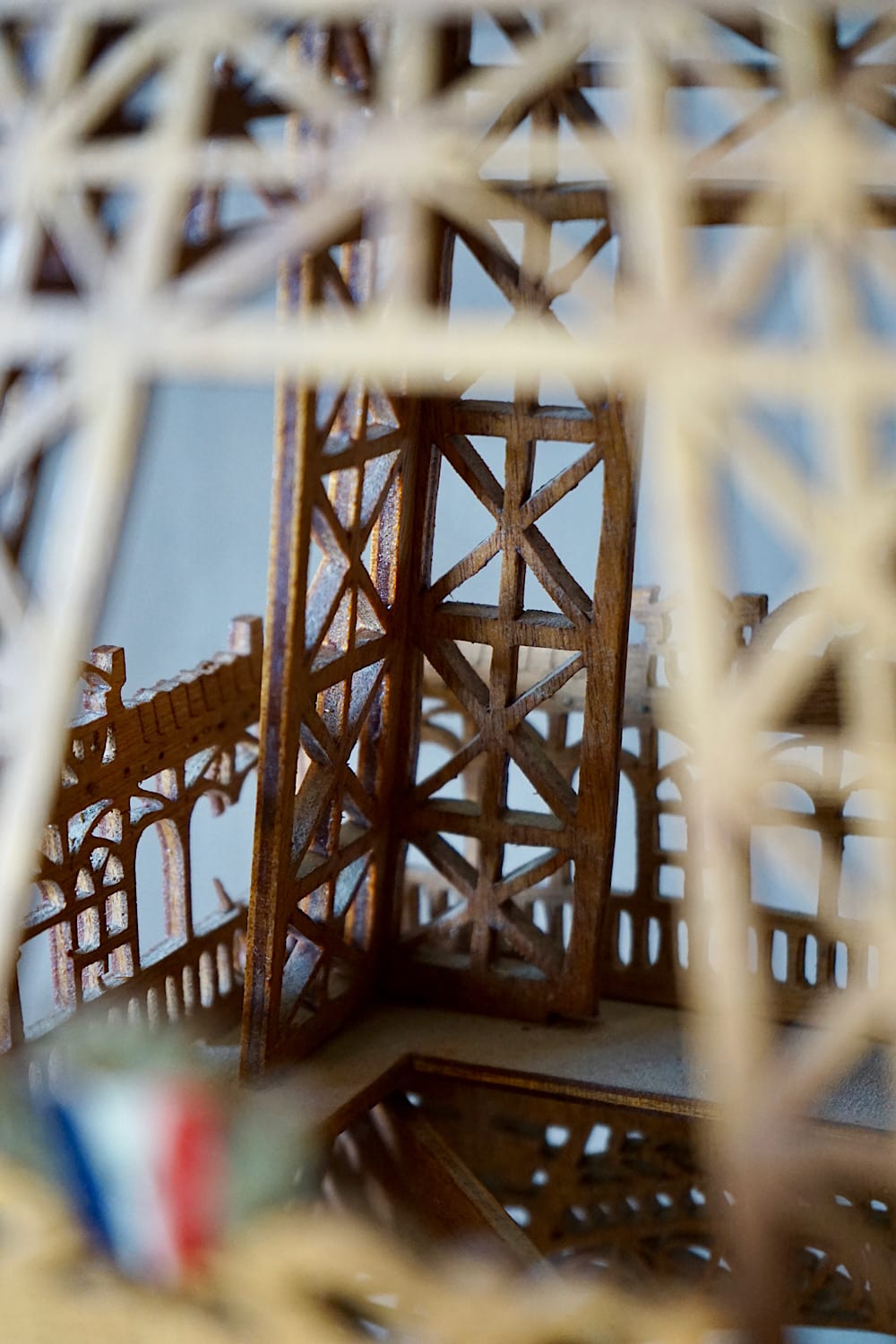Wooden Eiffel Tower Model