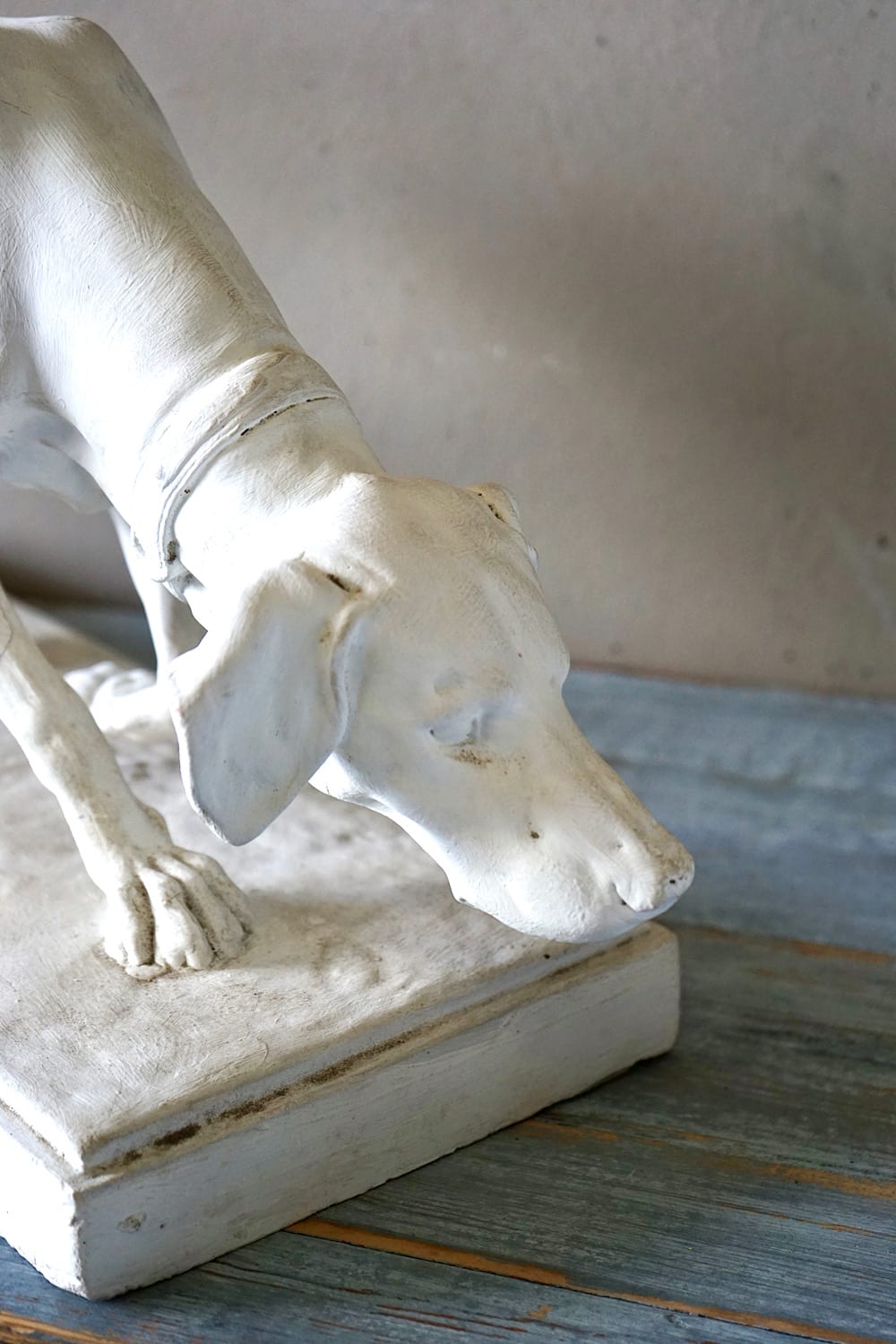 Plaster Hunting Dog by Rosa Bonheur