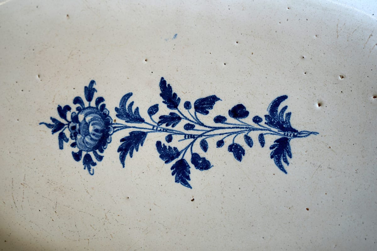 Rouen "Cul Noir" Blue & White Dishes