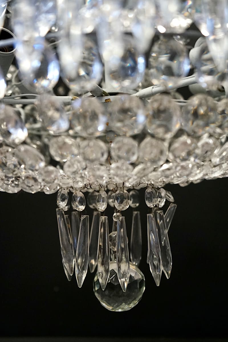 Neoclassical Cascade Chandelier