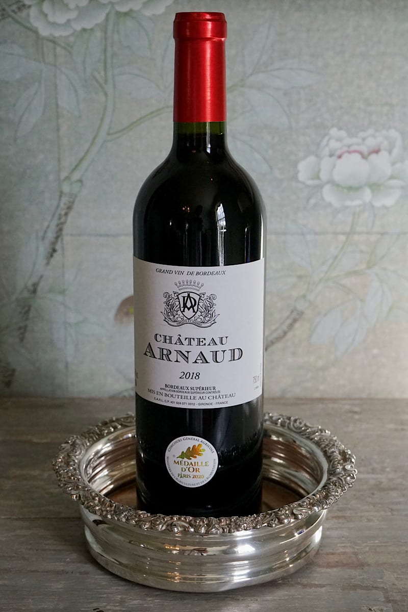 Silvered Wine Coaster