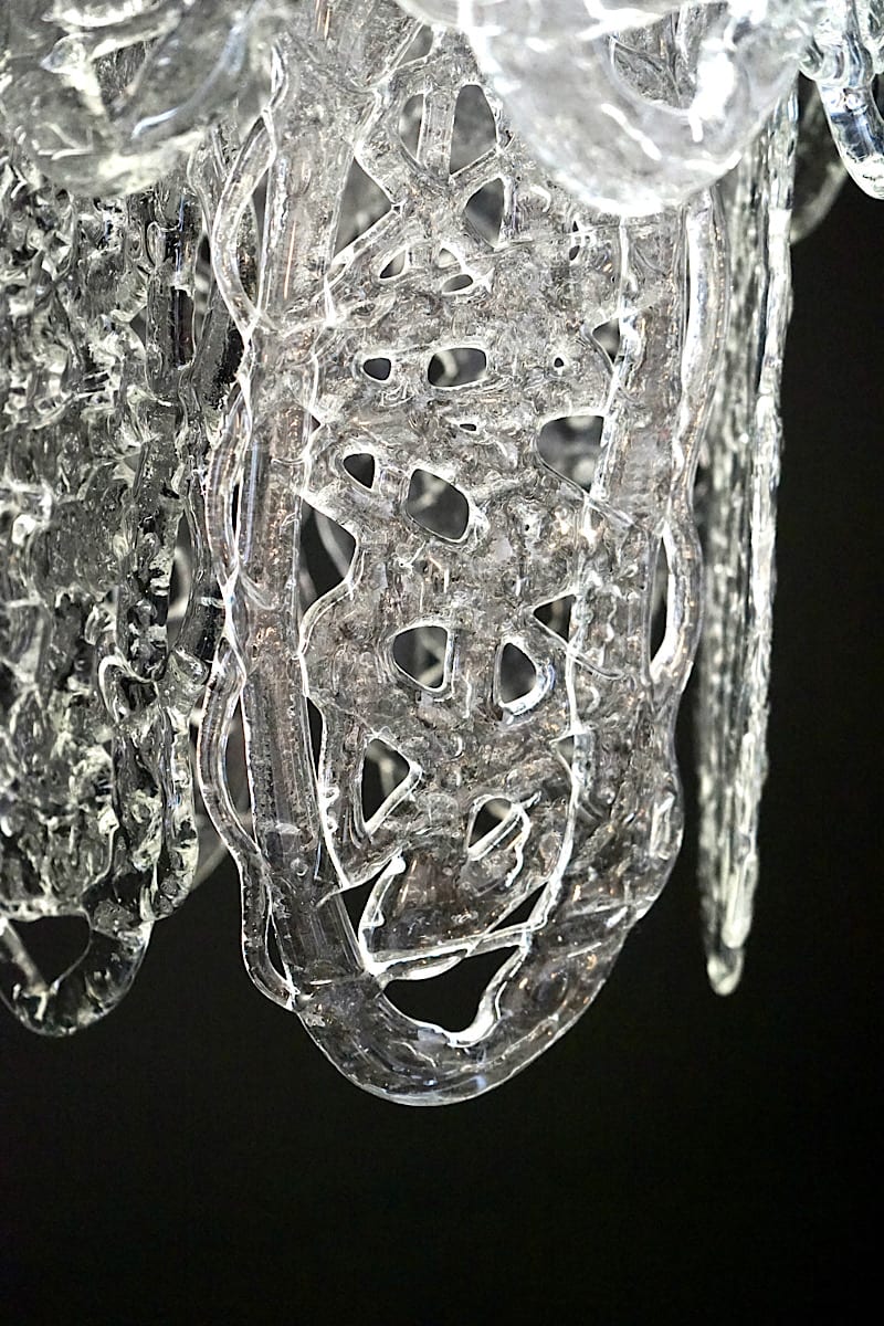 Mid-Century Murano Cascade Chandelier
