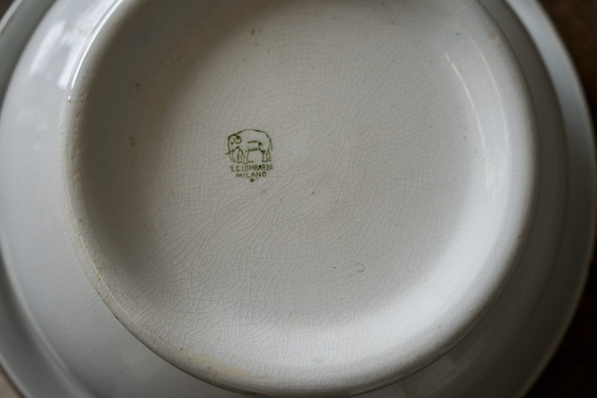 Large Italian Ceramic Bowls