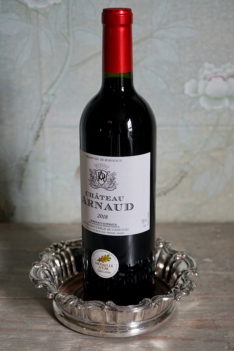 Silvered Wine Coaster