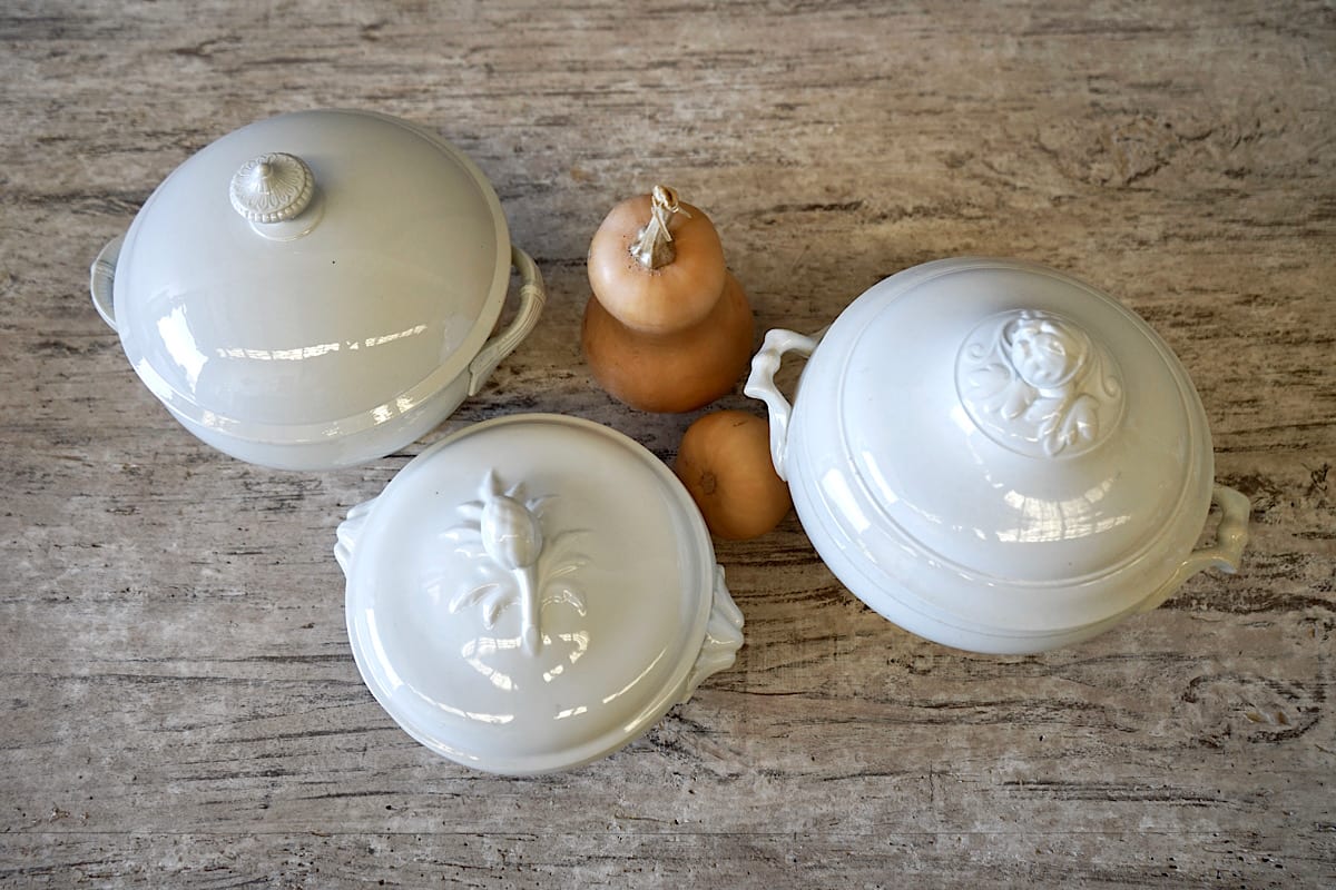 White Ceramic Tureens